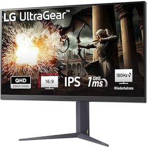 LG 32GS75QX Gaming-LED-Monitor (80 cm/32 ", 2560 x 1440 px, WQHD, 1 ms Reaktionszeit, 180 Hz, IPS)