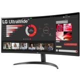 LG - 34WR50QK - QHD Curved Ultrawide Monitor - 100Hz - 34 inch