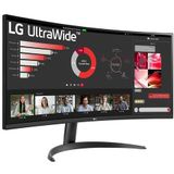 LG - 34WR50QK - QHD Curved Ultrawide Monitor - 100Hz - 34 inch