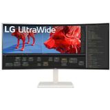 LG - 38BR85QC-W.AEU Monitor - Wit - 96,5 cm - UltraWide Quad HD+