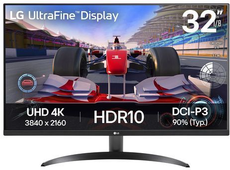 LG - 32UR500K-B - Monitor - Zwart - 3840 x 2160 Pixels - 32 inch