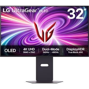 LG UltraGear OLED 32GS95UV-B - 4K Gaming Monitor - 240hz UHD - 480hz FHD - 0.03ms - 32inch