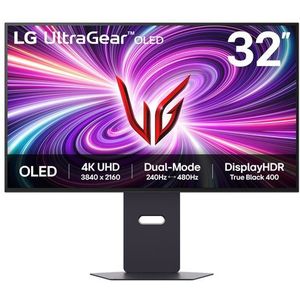 LG - UltraGear 32GS95UV - Gaming Monitor - 32inch - 4K OLED - 240Hz