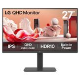 LG - 27BA45QB - Beeldscherm - Zwart - 27 inch - 2K Resolutie - LCD Technologie