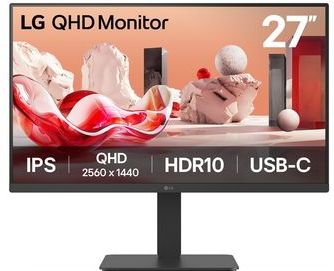LG Electronics - 27BA65QB-B.AEU - Beeldscherm - Zwart - LCD - 27 Inch