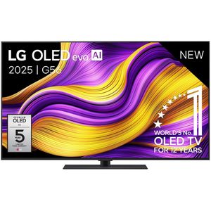 55 inch LG OLED evo AI G5 4K Smart TV 2025 & DS80TR 5.1.3-kanaals - OLED55G56LS.DS80TR