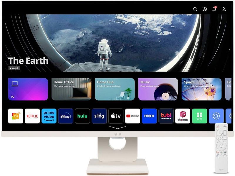 LG 27U511SA-W - 27-Inch Smart Monitor - Full HD - IPS-Display