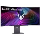LG - UltraGear™ 45GX90SA-B - Gaming Monitor - Gebogen - OLED-paneel - WQHD-resolutie