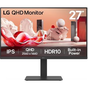 LG - 27BA54QB-B - Monitor - 27 inch - 2560 x 1440 pixels - IPS - 75Hz