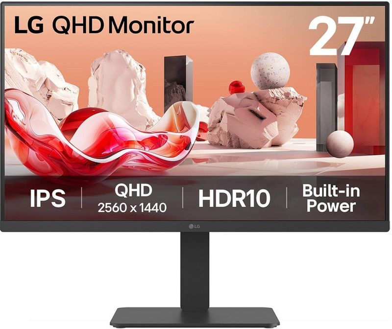LG - 27BA54QB-B - Monitor - 27 inch - 2560 x 1440 pixels - IPS - 75Hz