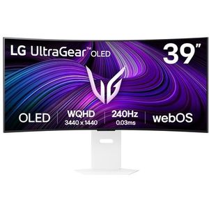 LG - 39GX90SA-W - Curved Ultrawide Gaming Monitor - 240Hz - USB-C - Smart LG WebOS