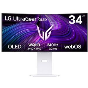 LG - Ultragear 34GX90SA-W - Gaming Monitor - 34 Inch - Curved - Wide Quad HD - 240Hz