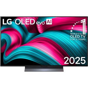LG - OLED48C5ELB - 48 inch - 4K OLED evo AI TV - Zwart - AI Î±9 Gen8 4K processor