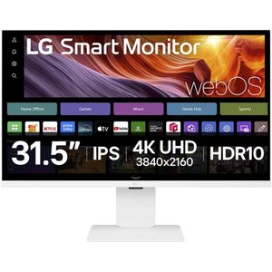LG - 32U850SA-W - Smart Monitor - 32 Inch - 4K Ultra HD - USB-C 90W - WebOS