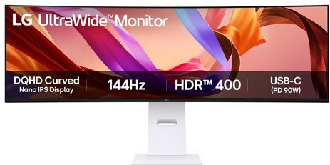 LG - 49U950A - UltraWide Monitor - 49 inch - Dual QHD - Nano IPS - USB-C 90W - 144Hz