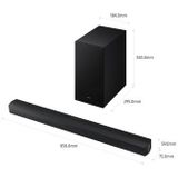 Samsung - HW-B450F/ZF - Soundbar - Zwart - Draadloze 2.1 Kanalen