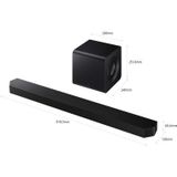 Samsung - HW-Q800F/ZF - Soundbar - Zwart - 5.1.2 Kanaal - 400 W