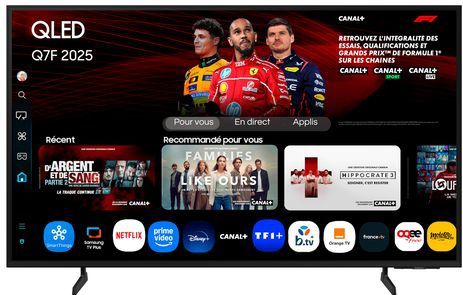 Samsung - QLED Q7F - 4K Smart TV - Quantum Dot - Zwart