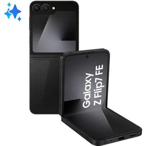 Samsung - Galaxy Z Flip7 FE - Smartphone - Zwart - 17 cm (6.7 inch) - 8 GB - 256 GB - 4000 mAh