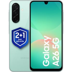 Samsung Galaxy A26 5G - 128GB - Mint + 1 jaar extra garantie