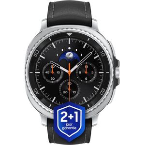 Sprekend Horloge In Het Engels Voor Blinden En Ouderen - Zilver Met Zwarte Band
