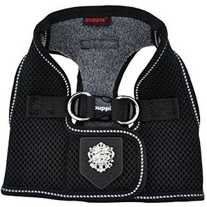 Puppia PLRD-HB9345 harnas Thermal Soft Vest Harness, S, zwart