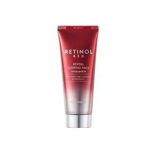 TONYMOLY Red Retinol Revital Sleeping Pack - Retinol Overnight masker gezicht met Bakuchiol en peptide - Deep Nourishing Face Mask, Korean Skincare - Gezichtsmasker voor dames, 120 ml
