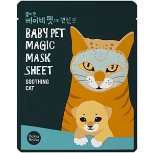 Gezichtsmasker Holika Holika Baby Pet Cat Verzachtend (22 ml)