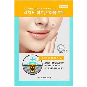 Holika Holika AC Mild Yellow Spot Pleisters - 15 Stuks - Lokale Verzorging