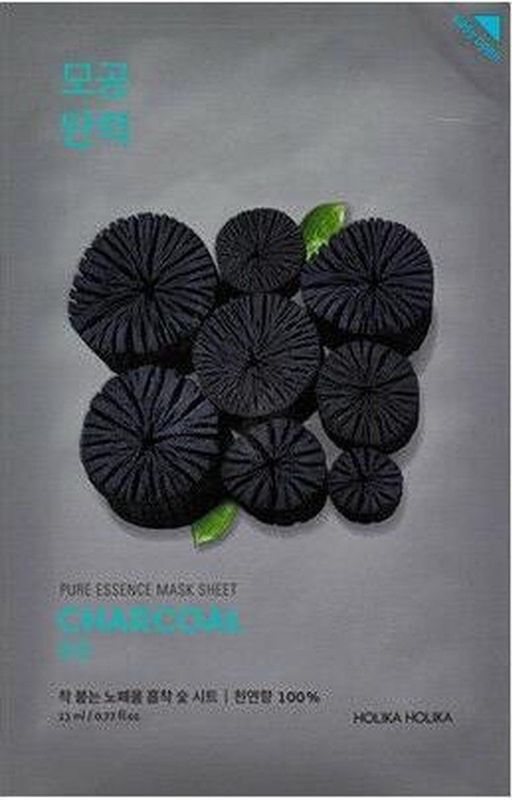Holika Holika - Pure Essence Mask Sheet - Charcoal - 23 ml