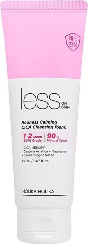 Holika Holika - Less on Skin Redness Calming CICA - Gezichtsreinigend Schuim - Zacht - 150ml