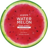 Holika Holika Water Meloen Maskerplaten 10 stuks met Water Meloen Hoofd Band voor Gezicht Was 25ml/0.84oz,watermeloen Complex,Dermatologist Getest
