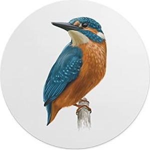 Questo Casa, Ronde muismat met antislip onderkant voor kantoor en thuis, diameter 22 cm