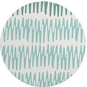 Questo Casa, Ronde muismat met antislip onderkant voor kantoor en thuis, diameter 22 cm