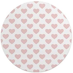 Questo Casa, Ronde digitaal bedrukte muismat, antislip onderkant, voor kantoor en thuis, diameter: 22 cm