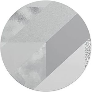 Questo Casa, Ronde digitaal bedrukte muismat, antislip onderkant, voor kantoor en thuis, diameter: 22 cm