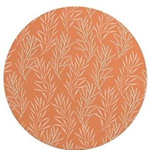 Questo Casa, Ronde muismat met antislip onderkant voor kantoor en thuis, diameter 22 cm