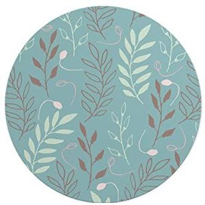 Questo Casa, Ronde muismat met antislip onderkant voor kantoor en thuis, diameter 22 cm