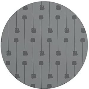 Questo Casa, Ronde muismat met antislip onderkant voor kantoor en thuis, diameter 22 cm