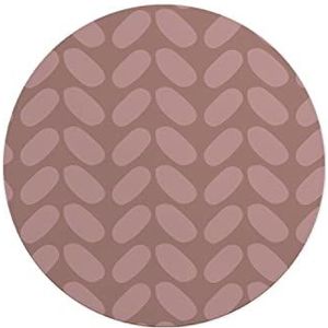Questo Casa, Ronde muismat, digitaal bedrukt, antislip onderkant, voor kantoor en thuis, diameter 22 cm