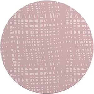Questo Casa, Ronde muismat met antislip onderkant voor kantoor en thuis, diameter 22 cm