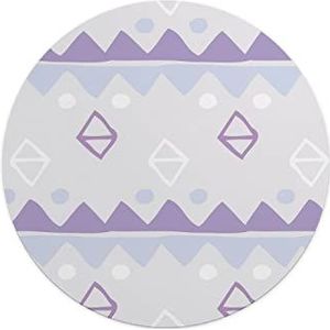 Questo Casa, Ronde muismat met antislip onderkant voor kantoor en thuis, diameter 22 cm