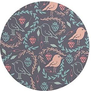 Questo Casa, Ronde muismat, digitaal bedrukt, antislip onderkant, voor kantoor en thuis, diameter 22 cm