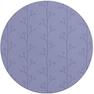 Questo Casa, Ronde muismat met antislip onderkant voor kantoor en thuis, diameter 22 cm