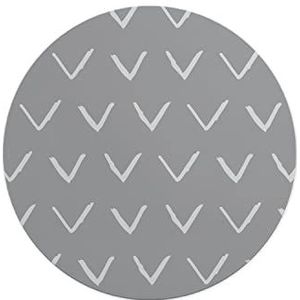 Questo Casa, Ronde muismat, digitaal bedrukt, antislip onderkant, voor kantoor en thuis, diameter 22 cm