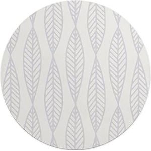 Questo Casa, Ronde muismat met antislip onderkant voor kantoor en thuis, diameter 22 cm