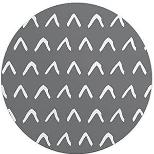 Questo Casa, Ronde digitaal bedrukte muismat, antislip onderkant, voor kantoor en thuis, diameter: 22 cm