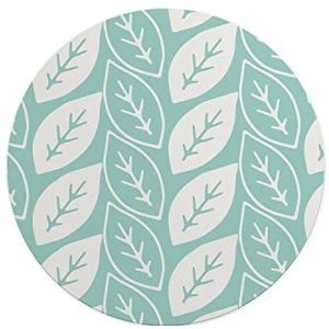 Questo Casa, Ronde muismat met antislip onderkant voor kantoor en thuis, diameter 22 cm
