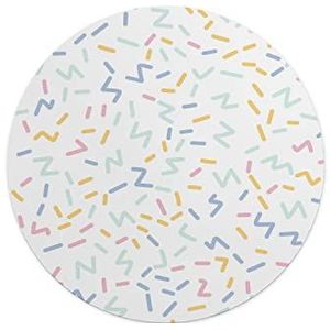 Questo Casa, Ronde muismat, digitaal bedrukt, antislip onderkant, voor kantoor en thuis, diameter 22 cm