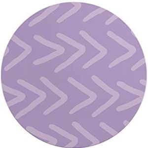 Questo Casa, Ronde muismat met antislip onderkant voor kantoor en thuis, diameter 22 cm